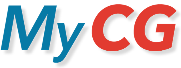 blue and red mycg logo